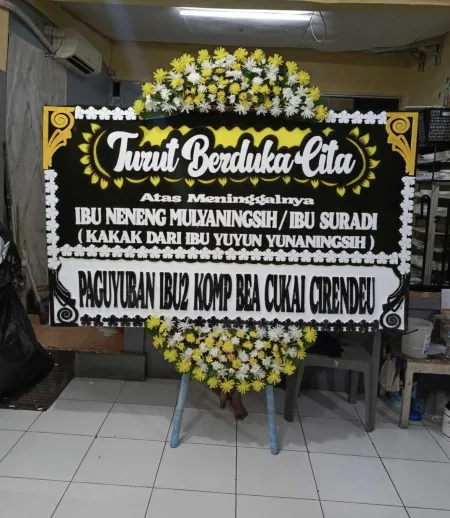Papan Bunga Duka Gunung Sahari Selatan