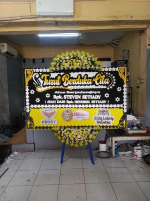 Papan Bunga di Gunung Sahari Selatan