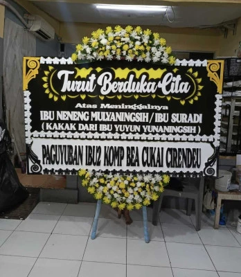 Papan Bunga di Gunung Sahari Selatan